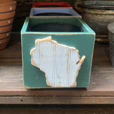 Wisconsin Wood Planter Box