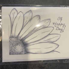 Nadine Bresina Oh Happy Day Flower Greeting Card
