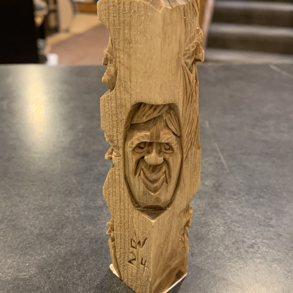 Denny Williams Wood Carving - Faces