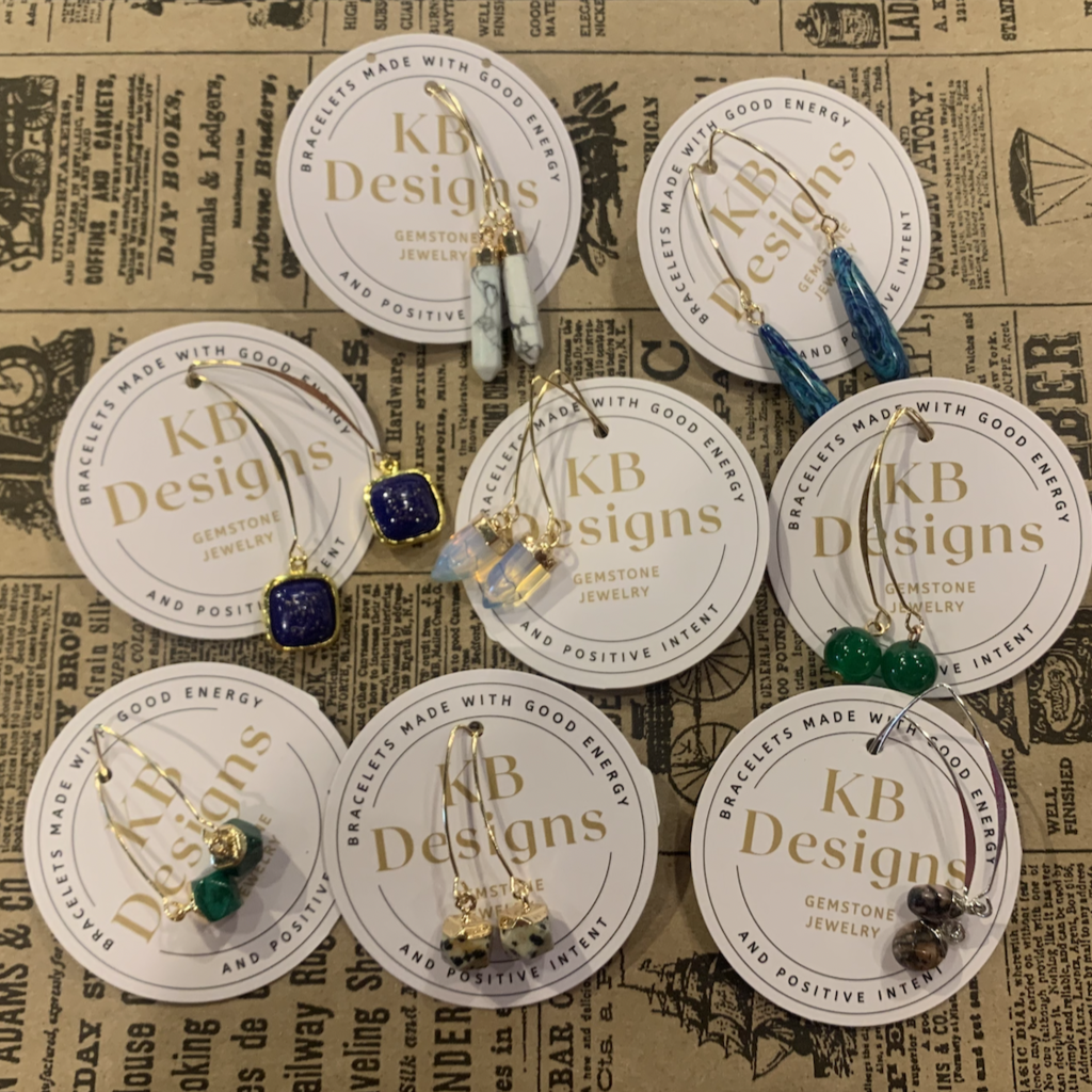 KB Designs Assorted Gemstone Earrings