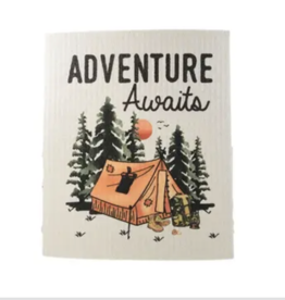 Driftless Studios Swedish Dishcloth - Adventure Awaits