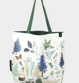 Cognitive Surplus Into the Woods Canvas Shoulder Tote