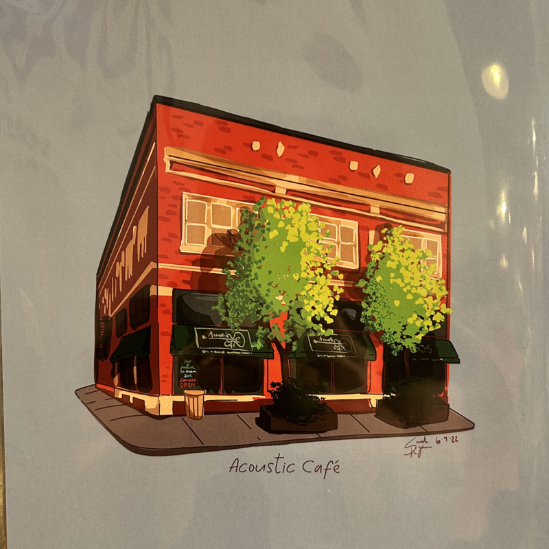 Sarah Ryan Acoustic Cafe Print 8x10