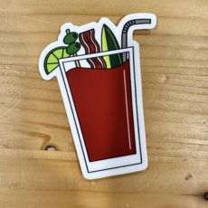 Craftinista Girl Bloody Mary Sticker