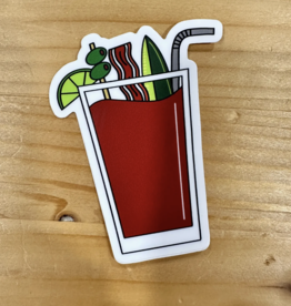 Craftinista Girl Bloody Mary Sticker