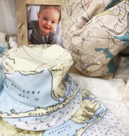 Maritime Tribes Baby Bucket Hat - Eau Claire Map