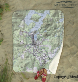 Volume One Baby Blanket - Topographic