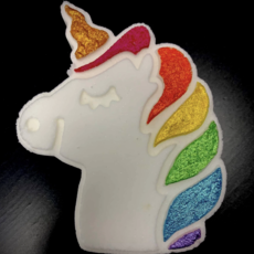 Poppy & Thyme Bath Bomb  - Color Changing Rainbow Unicorn
