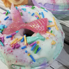 Bath Bomb Donut: Mermaid Tail