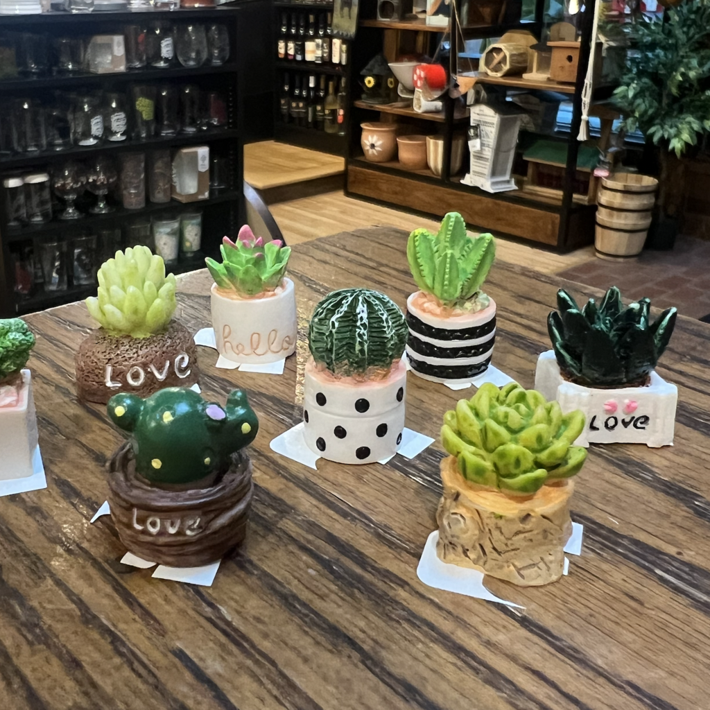 Maddie Branco Mini Clay Succulent