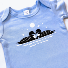 Sweetpea & Co. Loon Family Baby Onesie  12-18 M