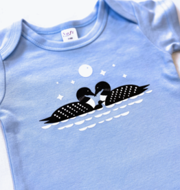 Sweetpea & Co. Loon Family Baby Onesie  12-18 M