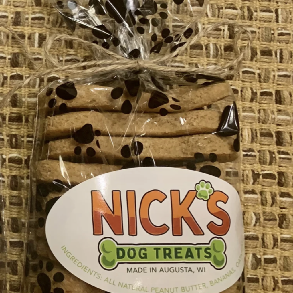 Nick's Dog Treats - Large Bone Peanut Butter Banana Oatmeal