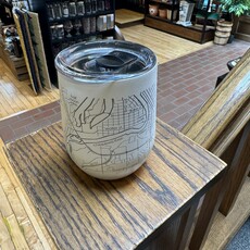 Well Told Wholesale 12 oz Insulated Wine Tumbler Eau Claire- White