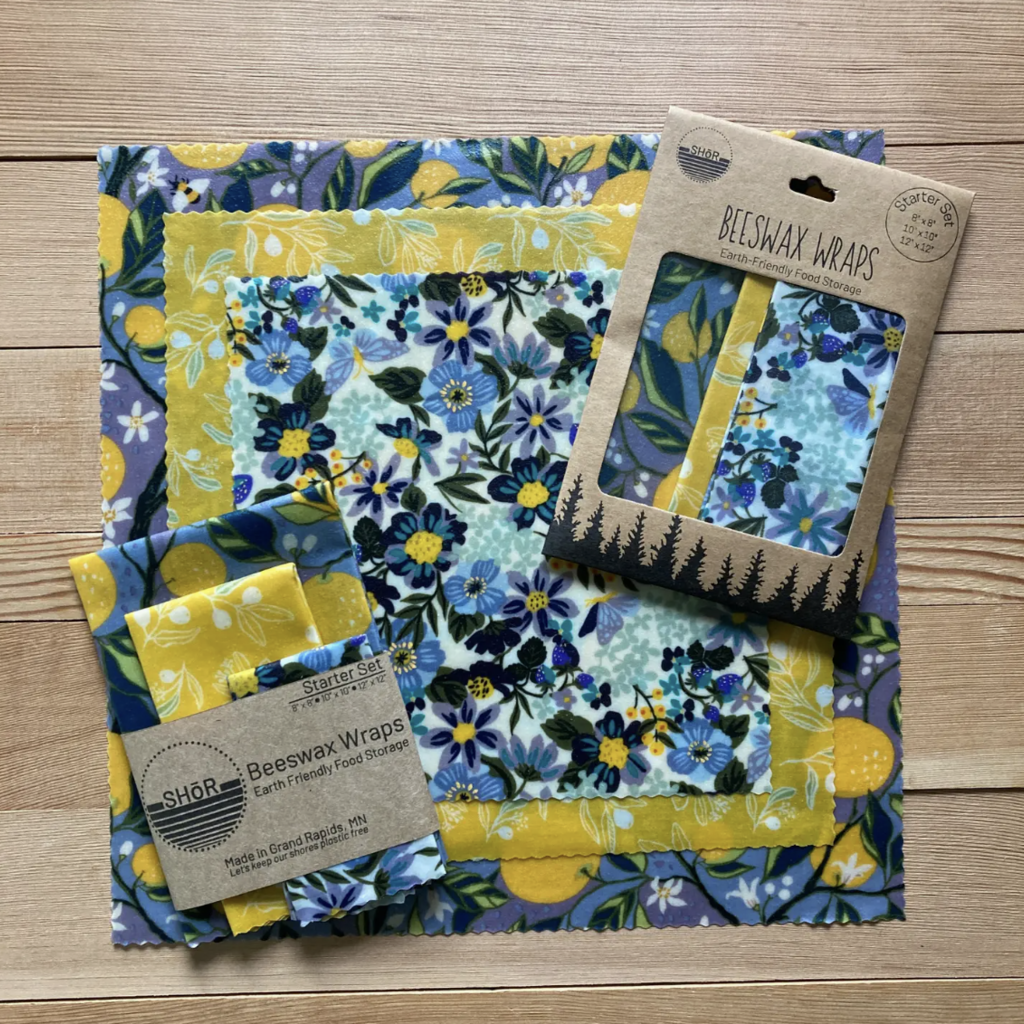 Beeswax Wrap Starter Set - Lilac Floral