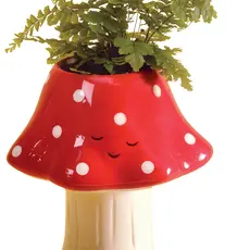 streamline Kawaii Mushroom Planter - Tall