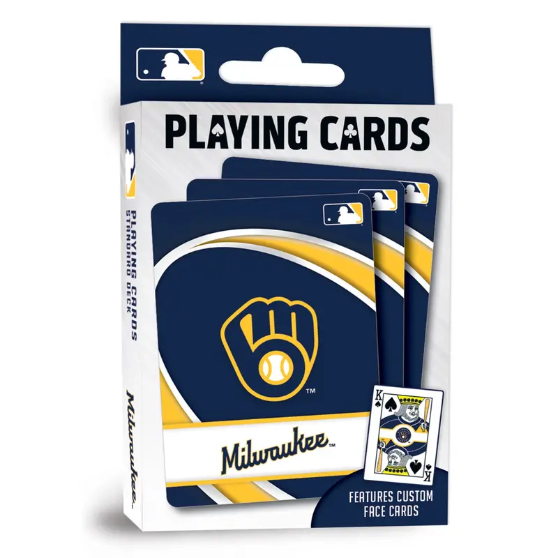 Masterpieces Puzzle Playing Cards - Milwaukee Brewers