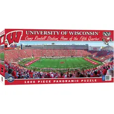 Masterpieces Puzzle Wisconsin Badgers Camp Randall Panoramic Puzzle 1000pc