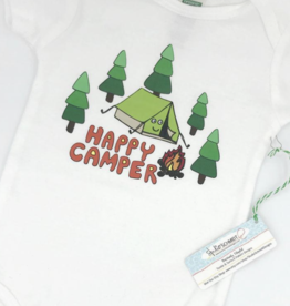 Sunny Day Designs Happy Camper Baby Onesie - 0-3 M