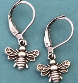 Dreamspirits Silver Tiny Bee Earrings