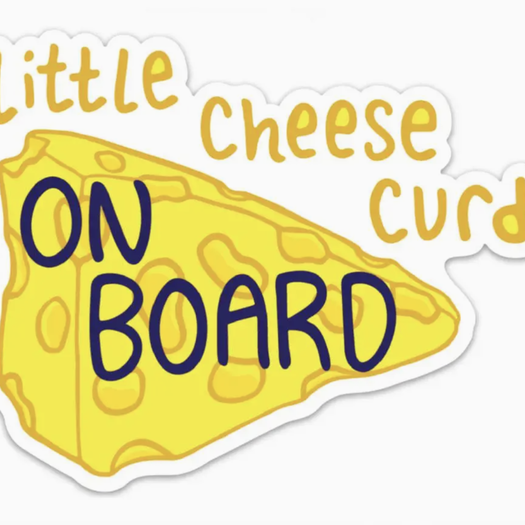 Sunny Day Designs Baby on Board Vinyl Cheese Magnet