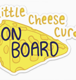 Sunny Day Designs Baby on Board Vinyl Cheese Magnet