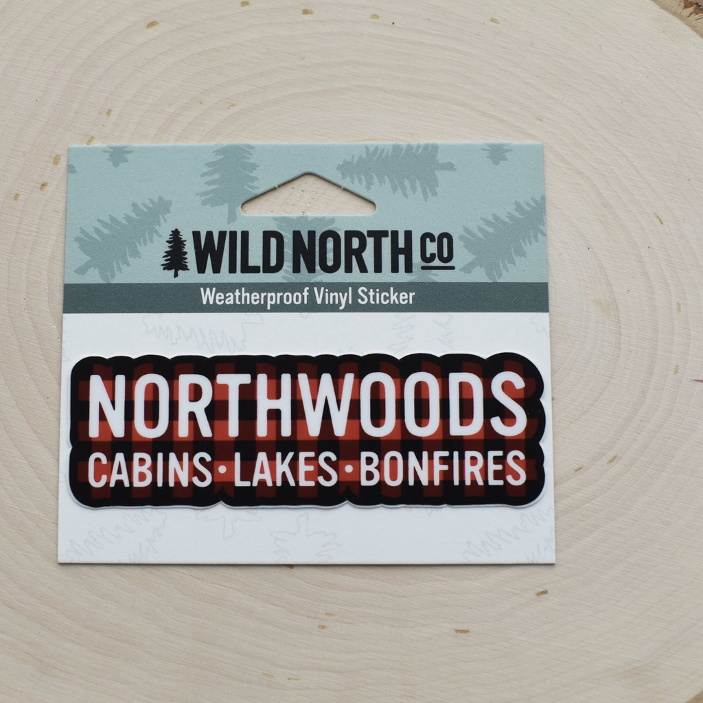Wild North Co Northwoods Sticker