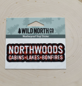 Wild North Co Northwoods Sticker