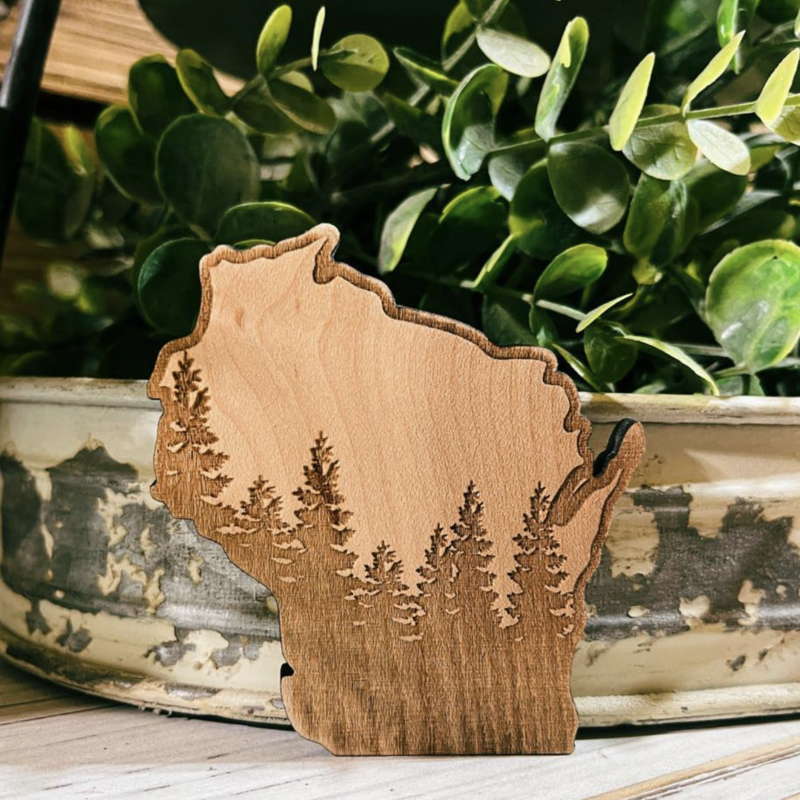 The Farmer's Wife Wisconsin Northwoods Magnet