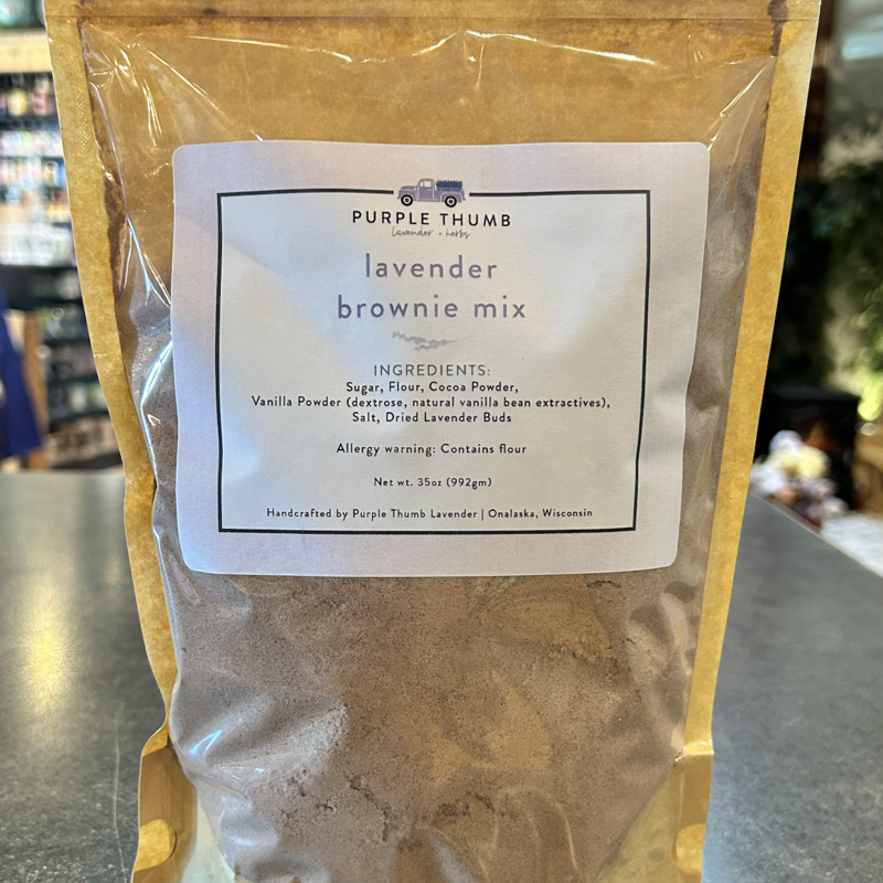 Purple Thumb Lavender Lavender Brownie Mix