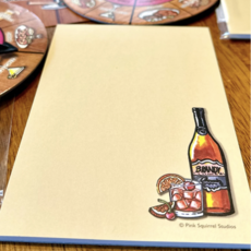 Pink Squirrel Studios Old Fashioned Notepad