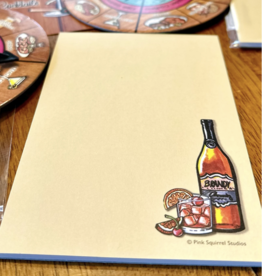 Pink Squirrel Studios Old Fashioned Notepad