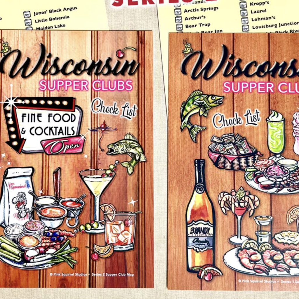 Pink Squirrel Studios Wisconsin Supper Club Checklist