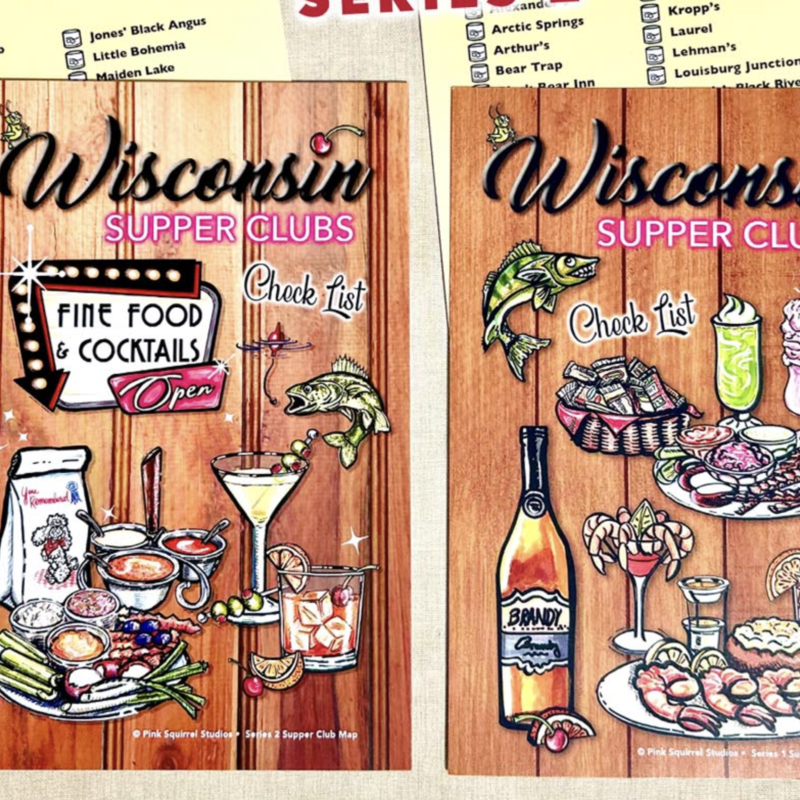 Pink Squirrel Studios Wisconsin Supper Club Checklist