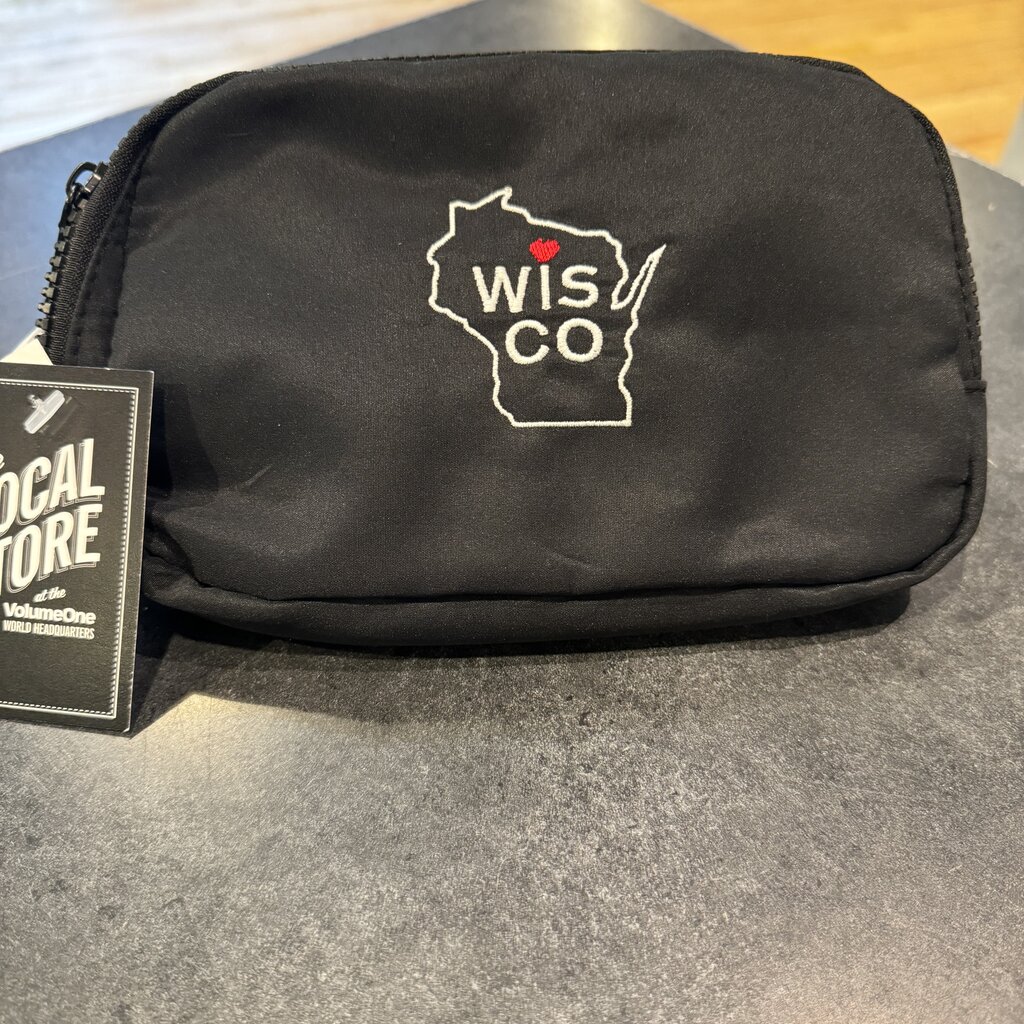 First & Foremost Black Wisco Fanny Pack