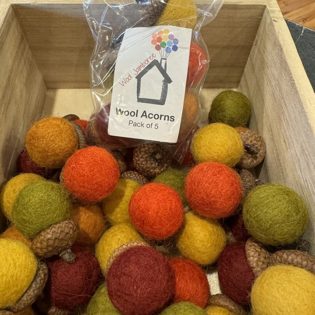 Wool Acorn (Pack of 5)