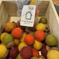 Wool Acorn (Pack of 5)