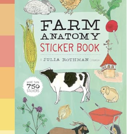 Julia Rothman Farm Anatomy Sticker Book: A Julia Rothman Creation; More Than 750 Stickers