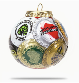 Kaps for Kids Wisconsin Beweries Bottle Cap Ornament
