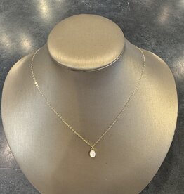 Token (Faire) Aurelia Mother of Pearl Pendant - 14k Gold Fill - 16"