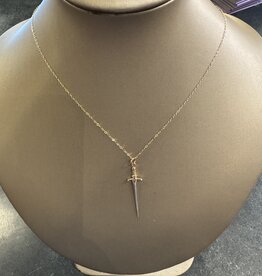 Helen Wang Jewelry 14K Gold-Filled Links, Sterling Silver/Bronze Sword