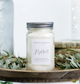 Large Mason Jar Candle - Smith & Co. Candles - Nightfall