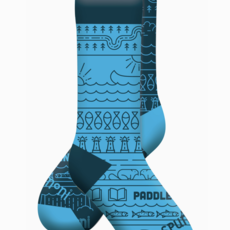Gibbs Smith Paddle Your Canoe Socks