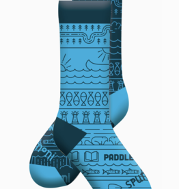 Gibbs Smith Paddle Your Canoe Socks
