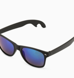 Foster & Rye Matte Black Bottle Opener Sunglasses