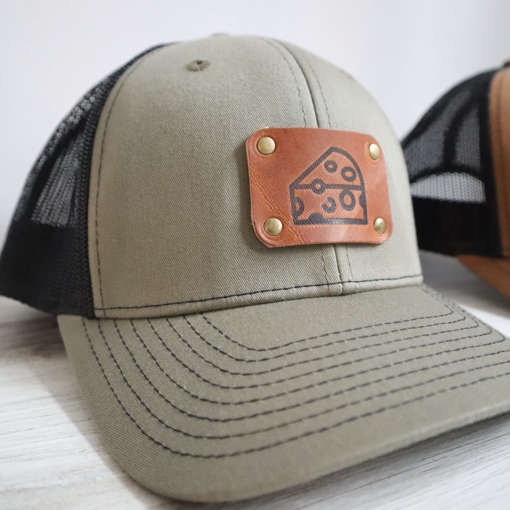 Blu Mountain Co. Cheese Chunk Trucker Hat Green/Black