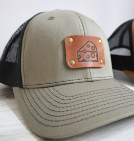 Blu Mountain Co. Cheese Chunk Trucker Hat Green/Black