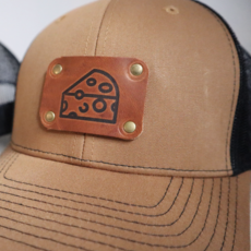 Blu Mountain Co. Cheese Chunk Trucker Hat Beige