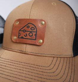 Blu Mountain Co. Cheese Chunk Trucker Hat Beige