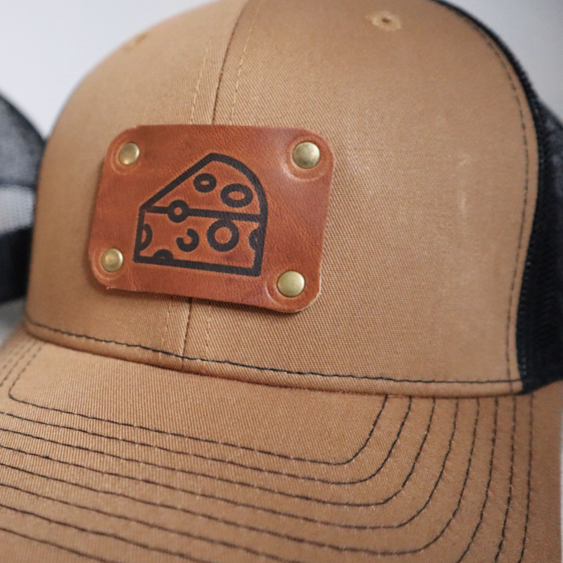 Blu Mountain Co. Cheese Chunk Trucker Hat Beige